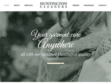 Tablet Screenshot of huntingtoncleaners.com